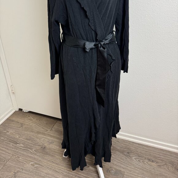 NWT Feraud Paris Chic Luxury Black Robe Box Size XL - XXL - Picture 2 of 16